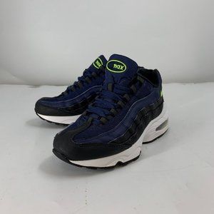 Nike Youth Air Max 95 Midnight Lemon Venom 905348-037 Sneakers Shoes Size 4Y